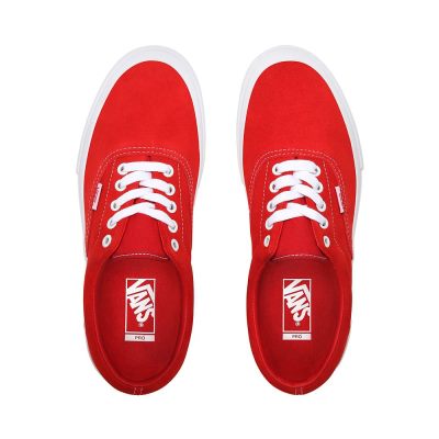 Vans Suede Era Pro - Erkek Kaykay Ayakkabısı (Kırmızı Beyaz)